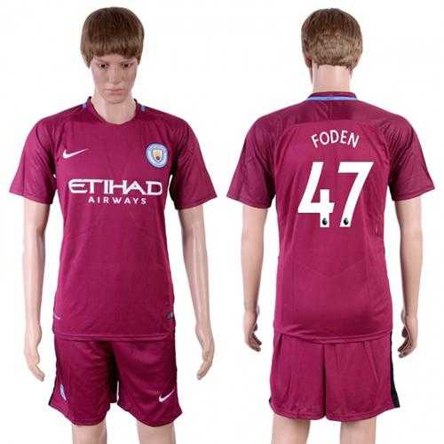 Manchester City #47 Foden Away Soccer Club Jersey Manchester City #47 Foden Away Soccer Club Jersey