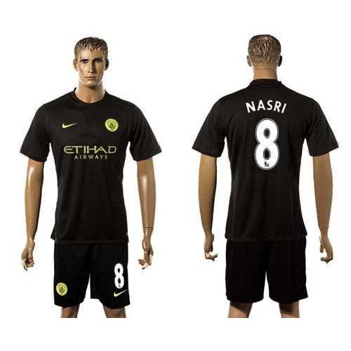 Manchester City #8 Nasri Away Soccer Club Jersey Manchester City #8 Nasri Away Soccer Club Jersey