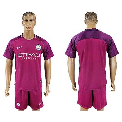 Manchester City Blank Away Soccer Club Jersey Manchester City Blank Away Soccer Club Jersey