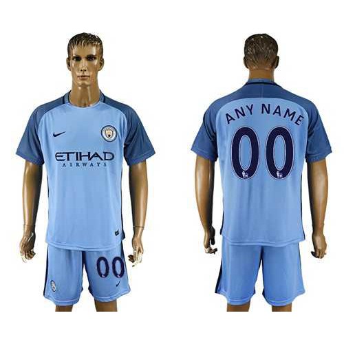 Manchester City Personalized Home Soccer Club Jersey Manchester City Personalized Home Soccer Club Jersey