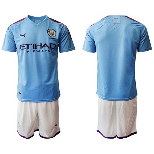 Manchester City Blank Home Soccer Club Jersey Manchester City Blank Home Soccer Club Jersey