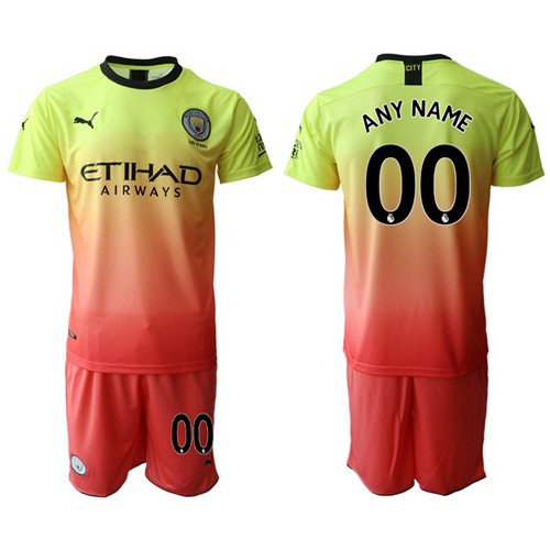 Manchester City Personalized Away Soccer Club Jersey Manchester City Personalized Away Soccer Club Jersey