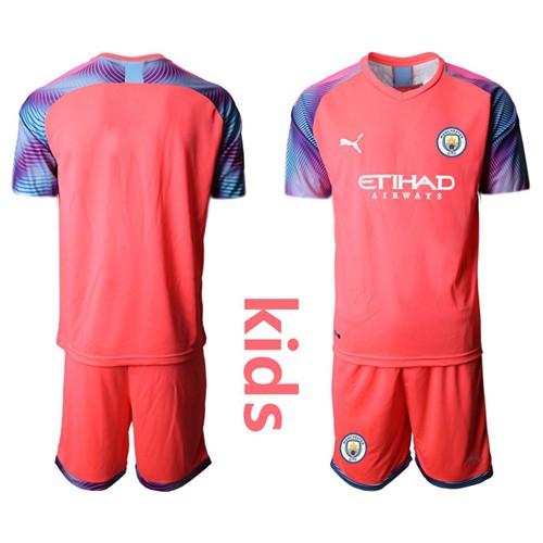 Manchester City Blank Pink Goalkeeper Kid Soccer Club Jersey Manchester City Blank Pink Goalkeeper Kid Soccer Club Jersey