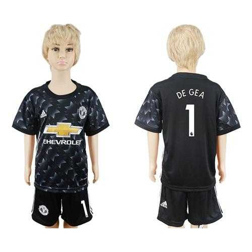 Manchester United #1 De Gea Away Kid Soccer Club Jersey Manchester United #1 De Gea Away Kid Soccer Club Jersey