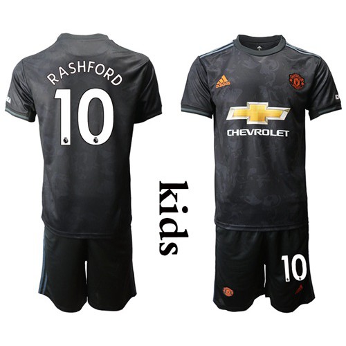 Manchester United #10 Rashford Third Kid Soccer Club Jersey Manchester United #10 Rashford Third Kid Soccer Club Jersey