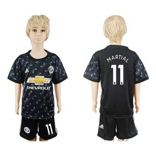 Manchester United #11 Martial Away Kid Soccer Club Jersey Manchester United #11 Martial Away Kid Soccer Club Jersey