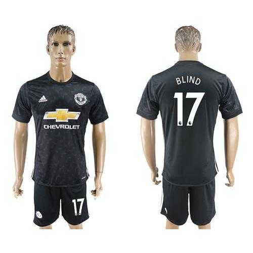 Manchester United #17 Blind Away Soccer Club Jersey Manchester United #17 Blind Away Soccer Club Jersey