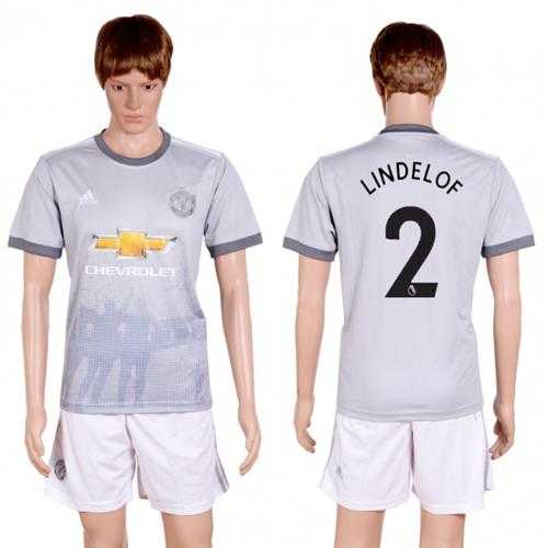 Manchester United #2 Lindelof Sec Away Soccer Club Jersey Manchester United #2 Lindelof Sec Away Soccer Club Jersey
