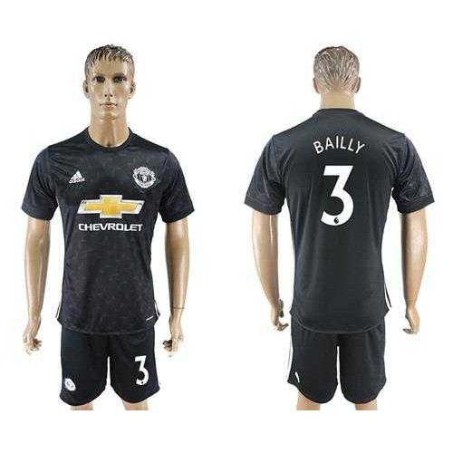 Manchester United #3 Bailly Away Soccer Club Jersey Manchester United #3 Bailly Away Soccer Club Jersey