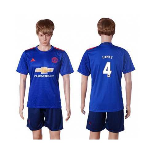 Manchester United #4 Jones Away Soccer Club Jersey Manchester United #4 Jones Away Soccer Club Jersey