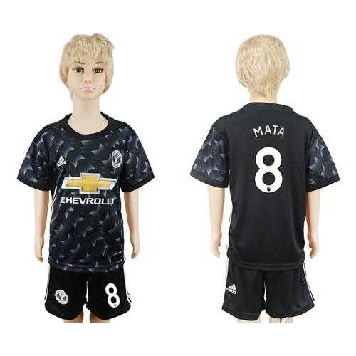 Manchester United #8 Mata Away Kid Soccer Club Jersey Manchester United #8 Mata Away Kid Soccer Club Jersey