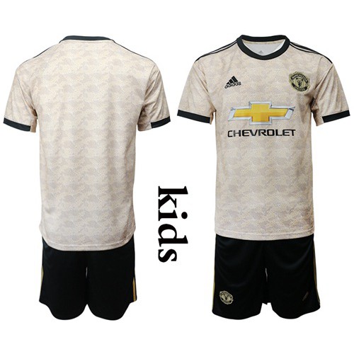Manchester United Blank Away Kid Soccer Club Jersey Manchester United Blank Away Kid Soccer Club Jersey