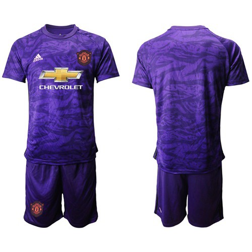 Manchester United Blank Purple Goalkeeper Soccer Club Jersey Manchester United Blank Purple Goalkeeper Soccer Club Jersey