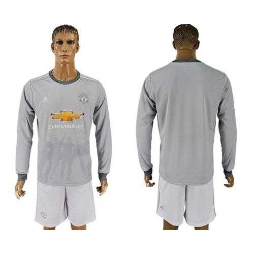 Manchester United Blank Sec Away Long Sleeves Soccer Club Jersey Manchester United Blank Sec Away Long Sleeves Soccer Club Jersey