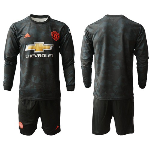 Manchester United Blank Third Long Sleeves Soccer Club Jersey Manchester United Blank Third Long Sleeves Soccer Club Jersey