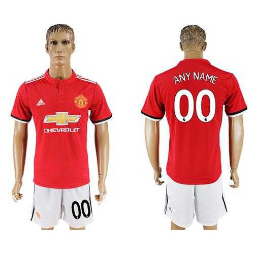 Manchester United Personalized Home Soccer Club Jersey Manchester United Personalized Home Soccer Club Jersey
