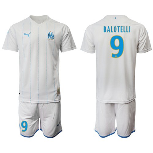 Marseille #9 Balotelli Home Soccer Club Jersey Marseille #9 Balotelli Home Soccer Club Jersey