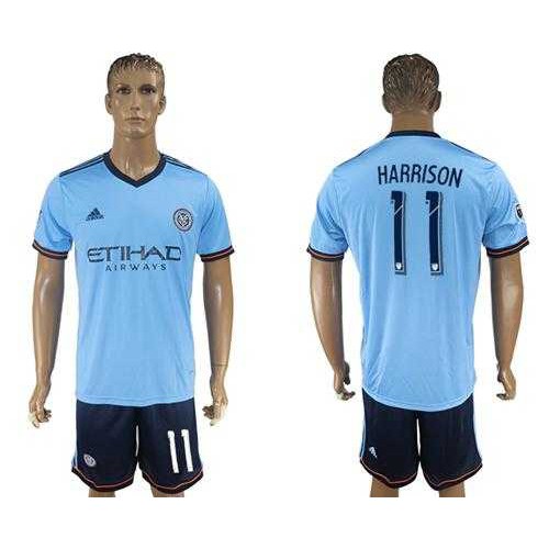 New York City #11 Harrison Home Soccer Club Jersey New York City #11 Harrison Home Soccer Club Jersey
