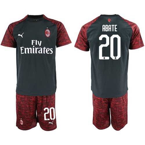 AC Milan #20 Abate Third Soccer Club Jersey AC Milan #20 Abate Third Soccer Club Jersey