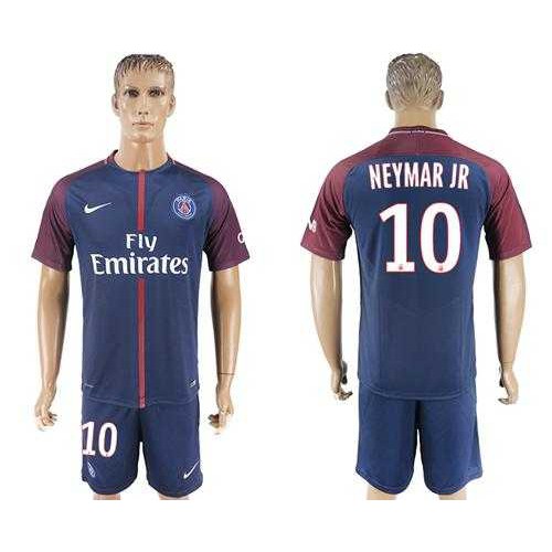 Paris Saint-Germain #10 Neymar Jr Home Soccer Club Jersey Paris Saint-Germain #10 Neymar Jr Home Soccer Club Jersey