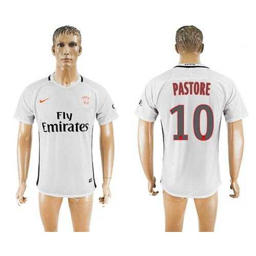 Paris Saint-Germain #10 Pastore Sec Away Soccer Club Jersey Paris Saint-Germain #10 Pastore Sec Away Soccer Club Jersey