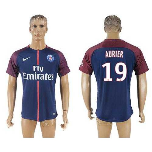 Paris Saint-Germain #19 Aurier Home Soccer Club Jersey Paris Saint-Germain #19 Aurier Home Soccer Club Jersey