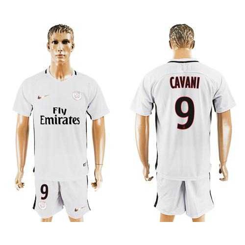 Paris Saint-Germain #9 Cavani Sec Away Soccer Club Jersey Paris Saint-Germain #9 Cavani Sec Away Soccer Club Jersey