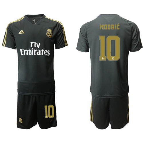 Real Madrid #10 Modric Black Training Soccer Club Jersey Real Madrid #10 Modric Black Training Soccer Club Jersey