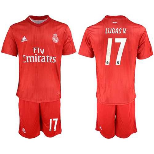 Real Madrid #17 Lucas V. Third Soccer Club Jersey Real Madrid #17 Lucas V. Third Soccer Club Jersey