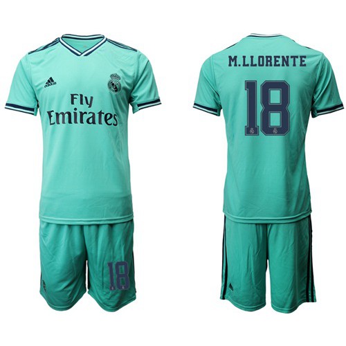 Real Madrid #18 M.Llorente Third Soccer Club Jersey Real Madrid #18 M.Llorente Third Soccer Club Jersey