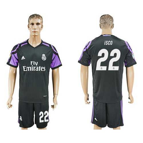 Real Madrid #22 Isco Sec Away Soccer Club Jersey Real Madrid #22 Isco Sec Away Soccer Club Jersey
