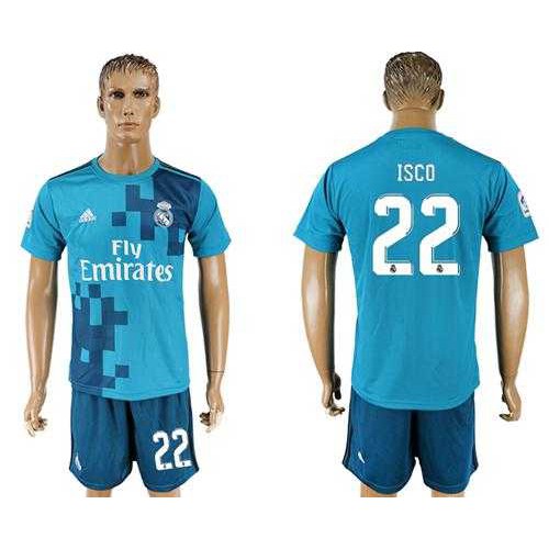 Real Madrid #22 Isco Sec Away Soccer Club Jersey Real Madrid #22 Isco Sec Away Soccer Club Jersey