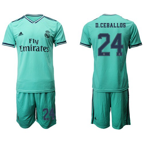 Real Madrid #24 D.Ceballos Third Soccer Club Jersey Real Madrid #24 D.Ceballos Third Soccer Club Jersey