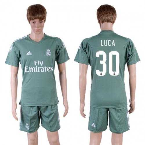 Real Madrid #30 Luca Green Goalkeeper Soccer Club Jersey Real Madrid #30 Luca Green Goalkeeper Soccer Club Jersey