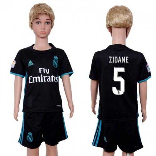 Real Madrid #5 Zidane Away Kid Soccer Club Jersey Real Madrid #5 Zidane Away Kid Soccer Club Jersey