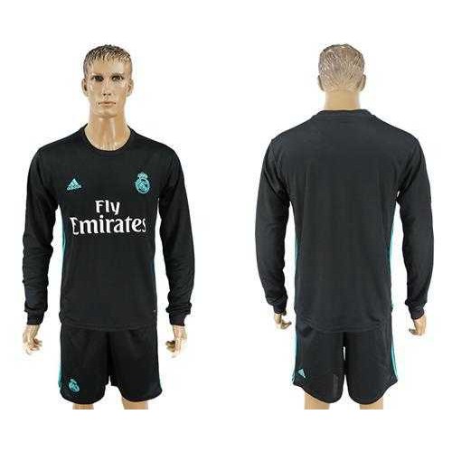 Real Madrid Blank Away Long Sleeves Soccer Club Jersey Real Madrid Blank Away Long Sleeves Soccer Club Jersey