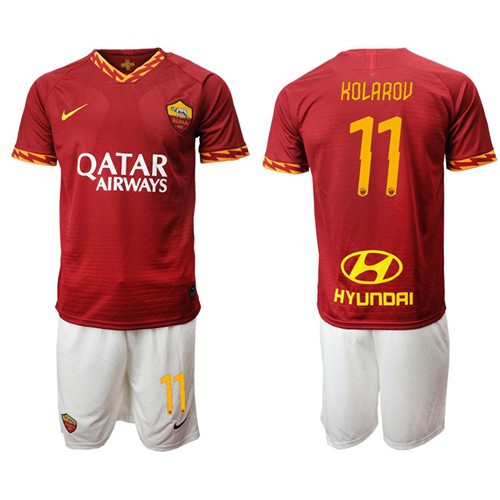 Roma #11 Kolarov Red Home Soccer Club Jersey Roma #11 Kolarov Red Home Soccer Club Jersey