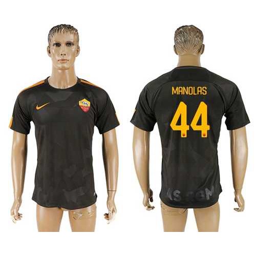 Roma #44 Manolas Sec Away Soccer Club Jersey Roma #44 Manolas Sec Away Soccer Club Jersey