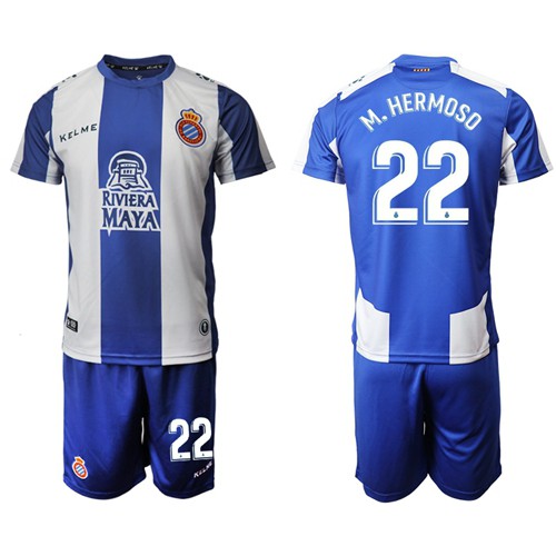 Spanish #22 M.Hermoso Home Soccer Club Jersey Spanish #22 M.Hermoso Home Soccer Club Jersey