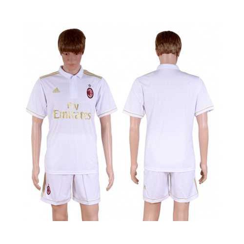 AC Milan Blank Away Soccer Club Jersey AC Milan Blank Away Soccer Club Jersey