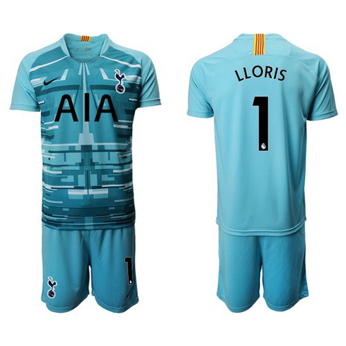 Tottenham Hotspur #1 Lloris Light Blue Goalkeeper Soccer Club Jersey Tottenham Hotspur #1 Lloris Light Blue Goalkeeper Soccer Club Jersey