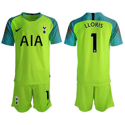 Tottenham Hotspur #1 Lloris Green Goalkeeper Soccer Club Jersey Tottenham Hotspur #1 Lloris Green Goalkeeper Soccer Club Jersey