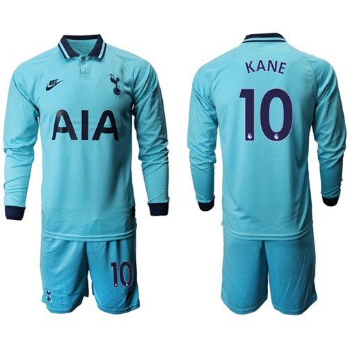 Tottenham Hotspur #10 Kane Third Long Sleeves Soccer Club Jersey Tottenham Hotspur #10 Kane Third Long Sleeves Soccer Club Jersey