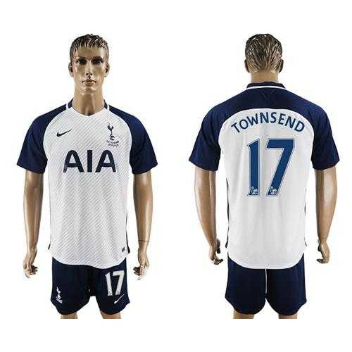 Tottenham Hotspur #17 Townsend White Home Soccer Club Jersey Tottenham Hotspur #17 Townsend White Home Soccer Club Jersey