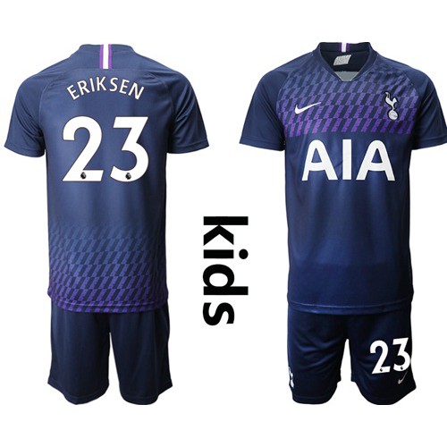 Tottenham Hotspur #23 Eriksen Away Kid Soccer Club Jersey Tottenham Hotspur #23 Eriksen Away Kid Soccer Club Jersey