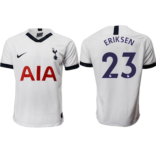 Tottenham Hotspur #23 Eriksen White Home Soccer Club Jersey Tottenham Hotspur #23 Eriksen White Home Soccer Club Jersey