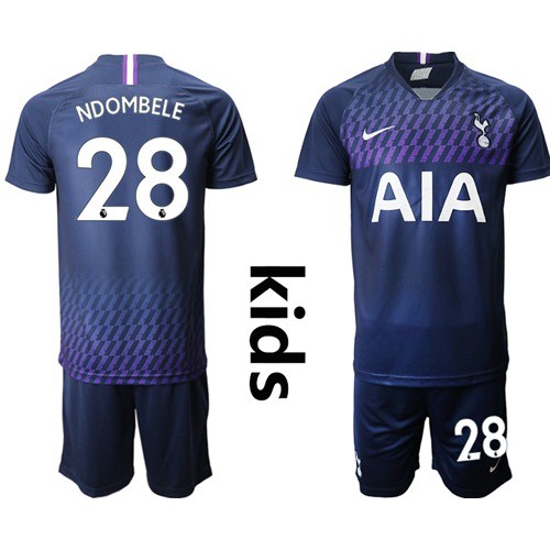 Tottenham Hotspur #28 Ndombele Away Kid Soccer Club Jersey Tottenham Hotspur #28 Ndombele Away Kid Soccer Club Jersey