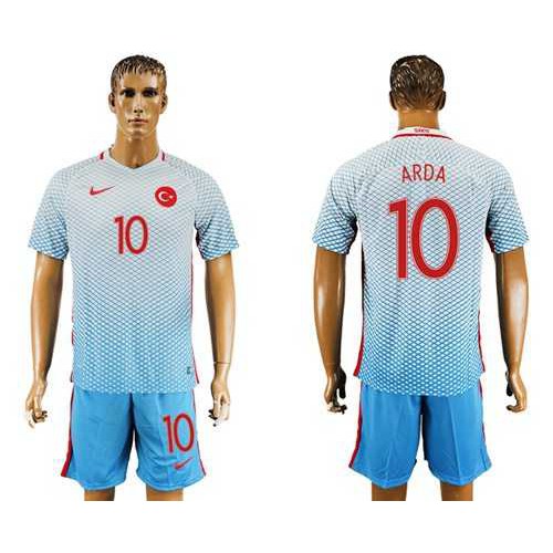 Turkey #10 Arda Away Soccer Country Jersey Turkey #10 Arda Away Soccer Country Jersey