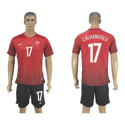 Turkey #17 Calhanoglu Home Soccer Country Jersey Turkey #17 Calhanoglu Home Soccer Country Jersey