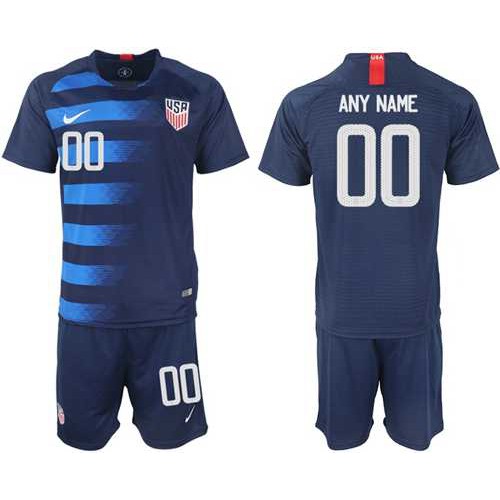 USA Personalized Away Soccer Country Jersey USA Personalized Away Soccer Country Jersey